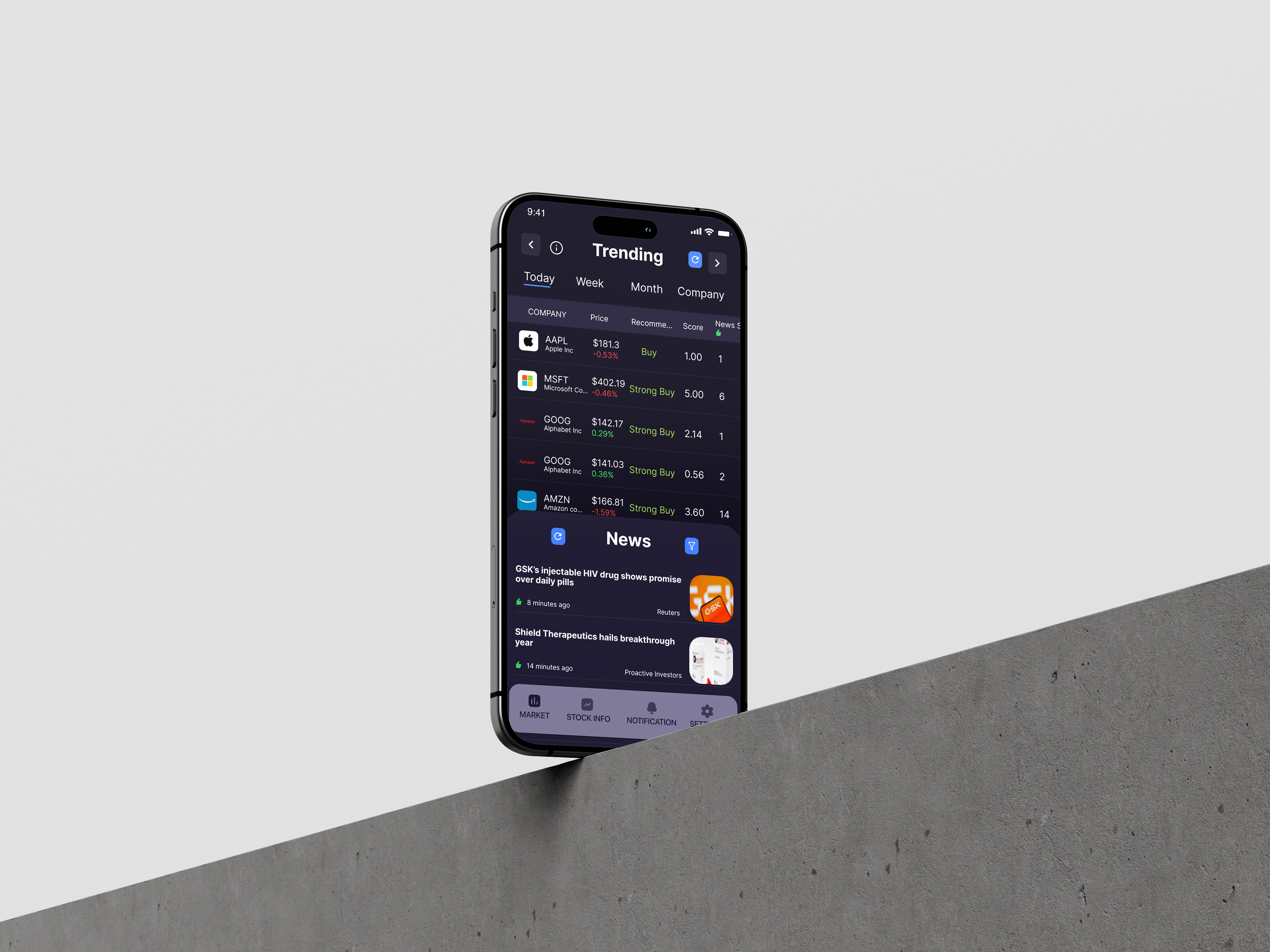 Traider Stock App